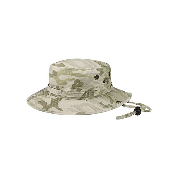 Top Headwear Camouflage Washed Hunting Hat - Desert Camo - Large