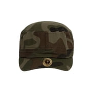 Top Headwear Cotton Adjustable Cadet Caps - Camo