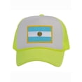 thumbnail image 1 of Top Headwear Country Argentina Flag Hat - Argentinian Trucker Cap White/Neon Yellow, 1 of 2