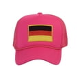 thumbnail image 1 of Top Headwear Country Germany Flag Hat - German Trucker Cap Hot Pink, 1 of 2
