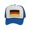 thumbnail image 1 of Top Headwear Country Germany Flag Hat - German Trucker Cap White/Royal, 1 of 2