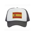 thumbnail image 1 of Top Headwear Country Spain Flag Hat - Espana Trucker Cap White/Dark Grey, 1 of 2