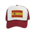 thumbnail image 1 of Top Headwear Country Spain Flag Hat - Espana Trucker Cap White/Wine, 1 of 2