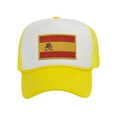 thumbnail image 1 of Top Headwear Country Spain Flag Hat - Espana Trucker Cap White/Yellow, 1 of 2