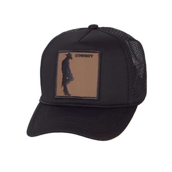 Top Headwear Cowboy Trucker Hat - Rope Snapback Cap