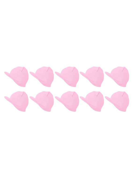 Top Headwear Cuffless Beanie Visor 10 Piece Pack, Light Pink