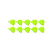 Top Headwear Cuffless Beanie Visor 10 Piece Pack, Neon Green