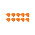 thumbnail image 1 of Top Headwear Cuffless Beanie Visor 10 Piece Pack,  Neon Orange, 1 of 3