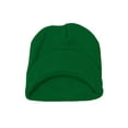 thumbnail image 1 of Top Headwear Cuffless  Visor Winter Beanie - Kelly Green, 1 of 1