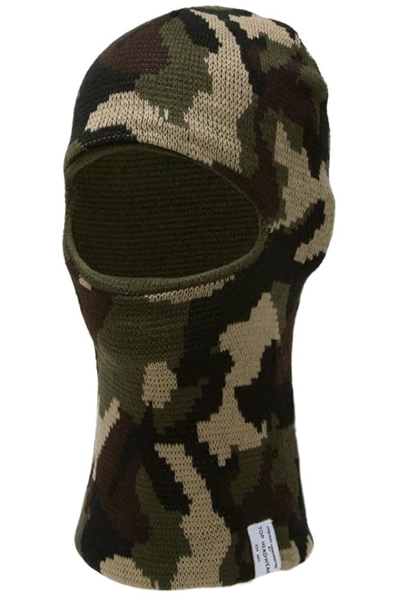 Top Headwear Face Ski Mask 1 Hole Balaclava, Camouflage
