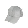 thumbnail image 1 of Top Headwear Fashion Glitter Mesh High Bun Ponytail Trucker Hat - Silver, 1 of 1