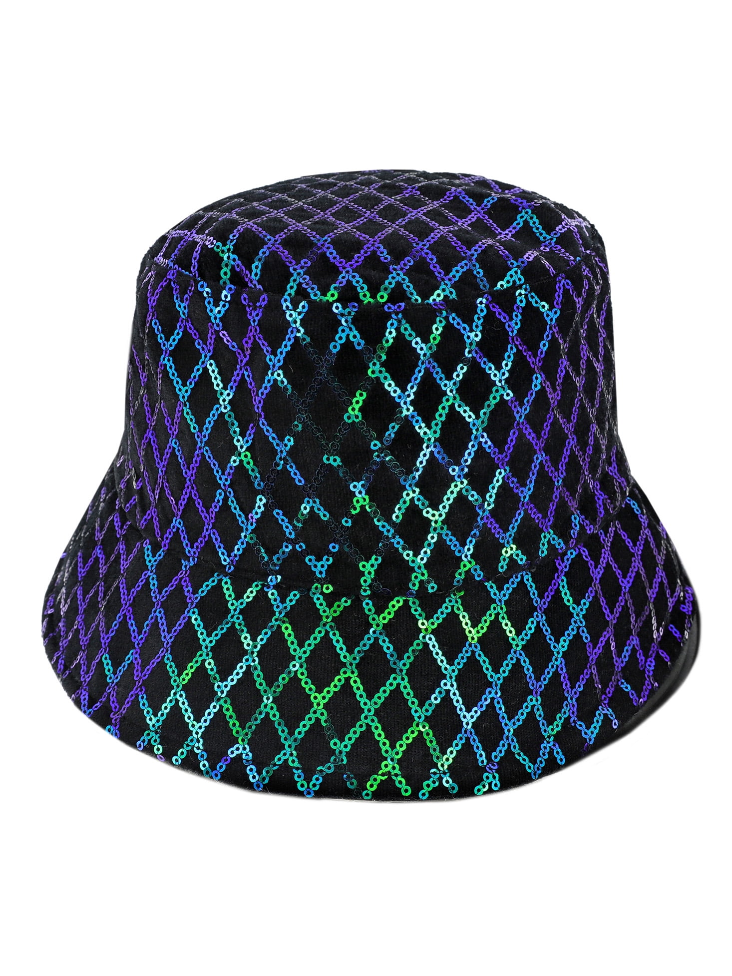 Prada Lavender Sequin Bucket Hat Prada Velvet Bucket Hat in Purple | Lyst main image 2