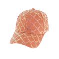 thumbnail image 1 of Top Headwear Fashion Sequin Chain Adjustable Baseball Cap - Orange, 1 of 1
