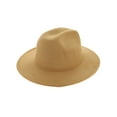thumbnail image 1 of Top Headwear Fashion Wide Brim Fedora Panama Hat - Beige, 1 of 1
