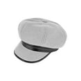thumbnail image 1 of Top Headwear Felt Captain Newsboy Cap - Grey, 1 of 1