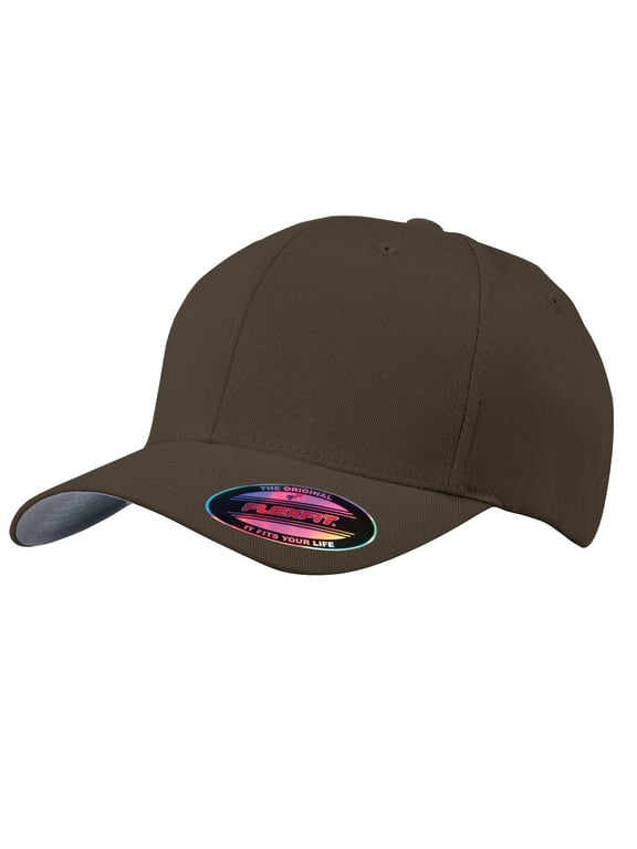 Top Headwear Flex Fit Baseball Cap - Brown - Small/Medium