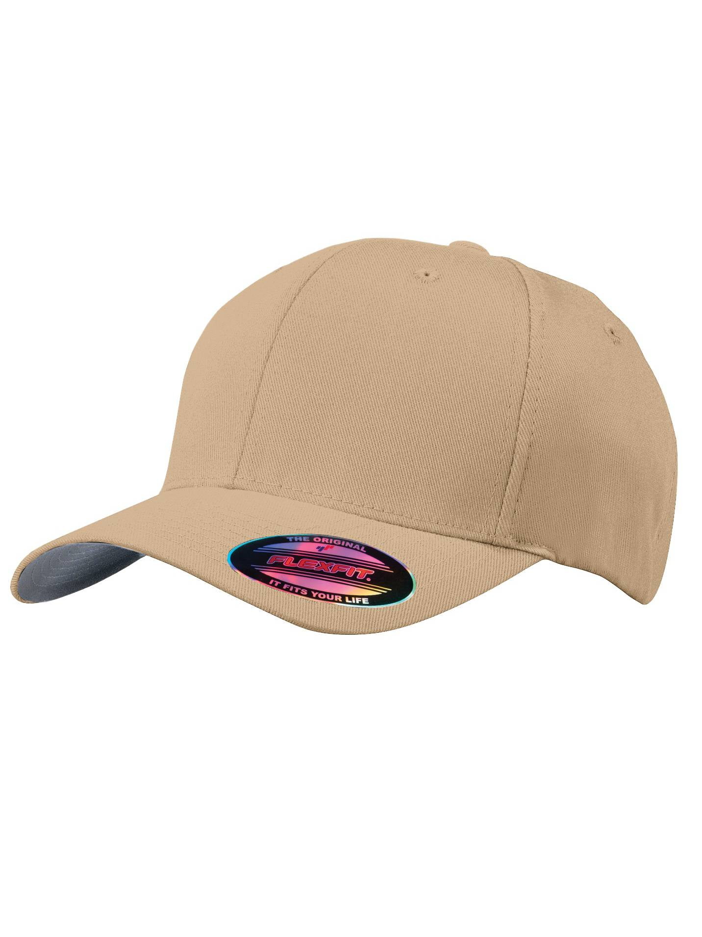 Flex Top Cap Headwear - - Large/X-Large Fit Baseball Khaki