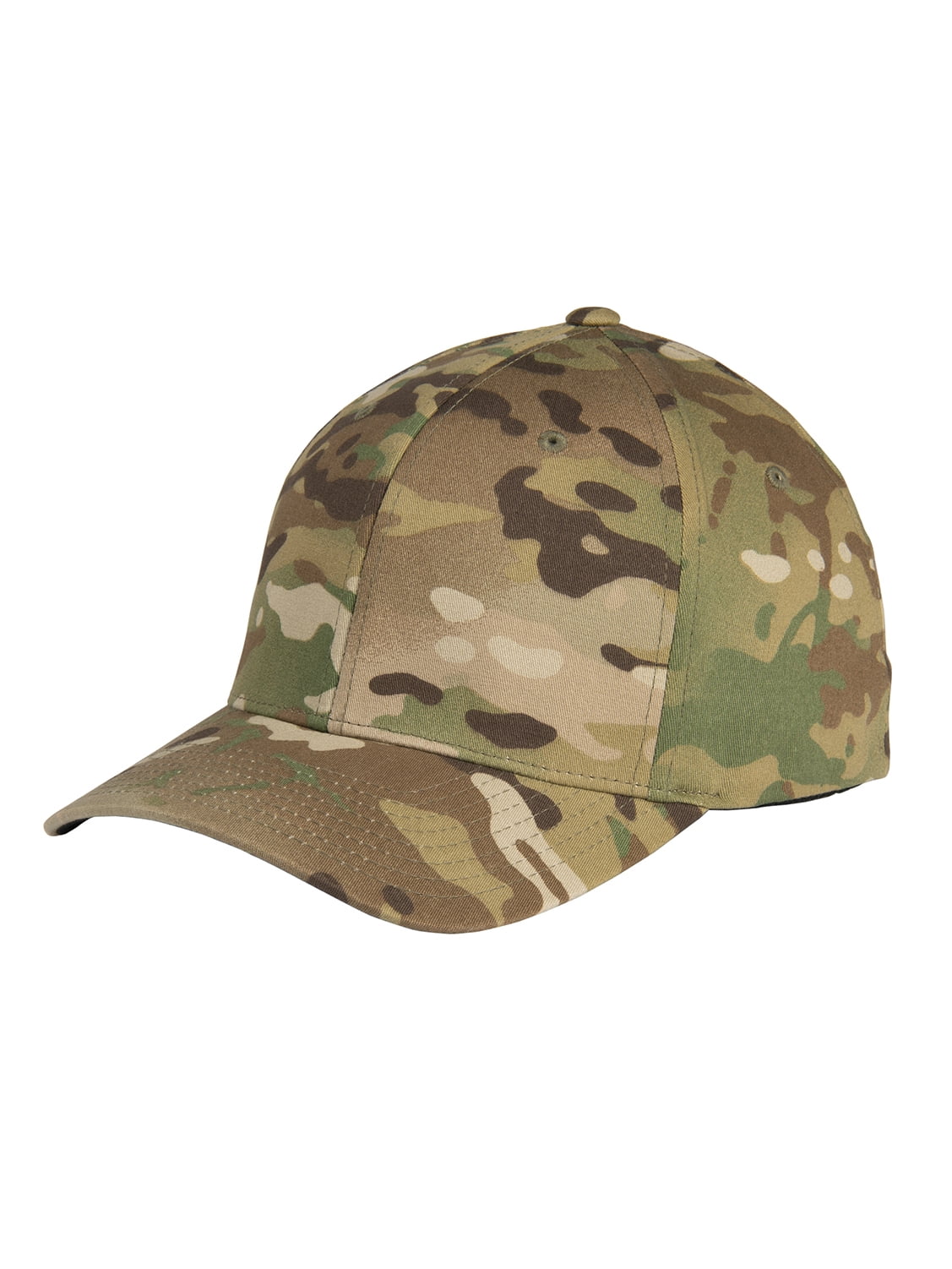 Cap Flex Large/X-Large Baseball Fit Olive Headwear Drab/Green Top - -