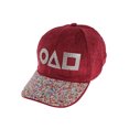 thumbnail image 1 of Top Headwear Games Shapes Rhinestone Studded Baseball Cap - Burgundy, 1 of 1