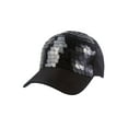 thumbnail image 1 of Top Headwear Glitter Scales Baseball Cap - Black, 1 of 4