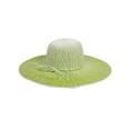 thumbnail image 1 of Top Headwear Gradation Dyed Paper Sun Hat - Lime Green, 1 of 3