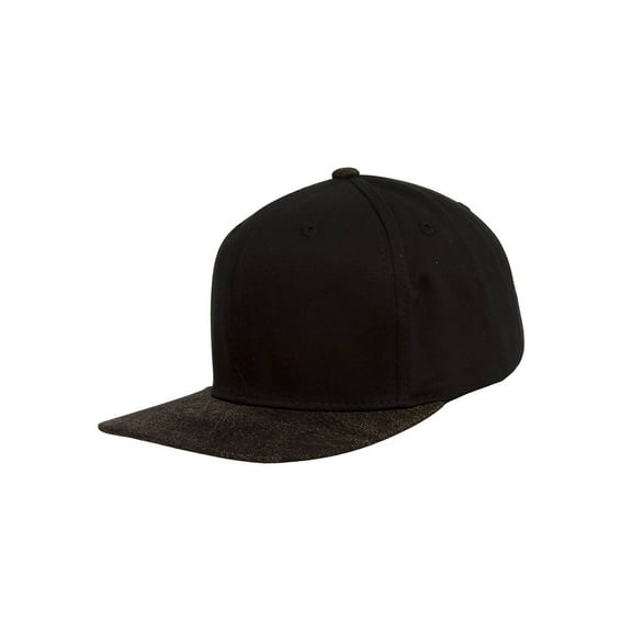 Top Headwear Graphite Two-Tone Adjustable Snapback - Black