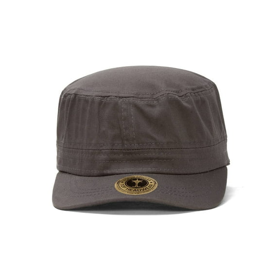Top Headwear Grenadier Adjustable Basic GI Cadet Cap - Dark Grey