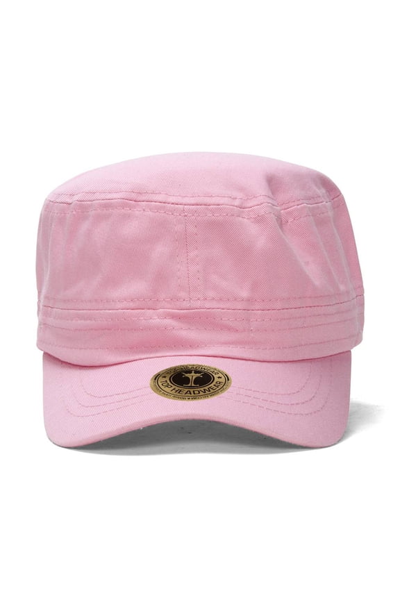 Top Headwear Grenadier Adjustable Basic GI Cadet Cap - Light Pink