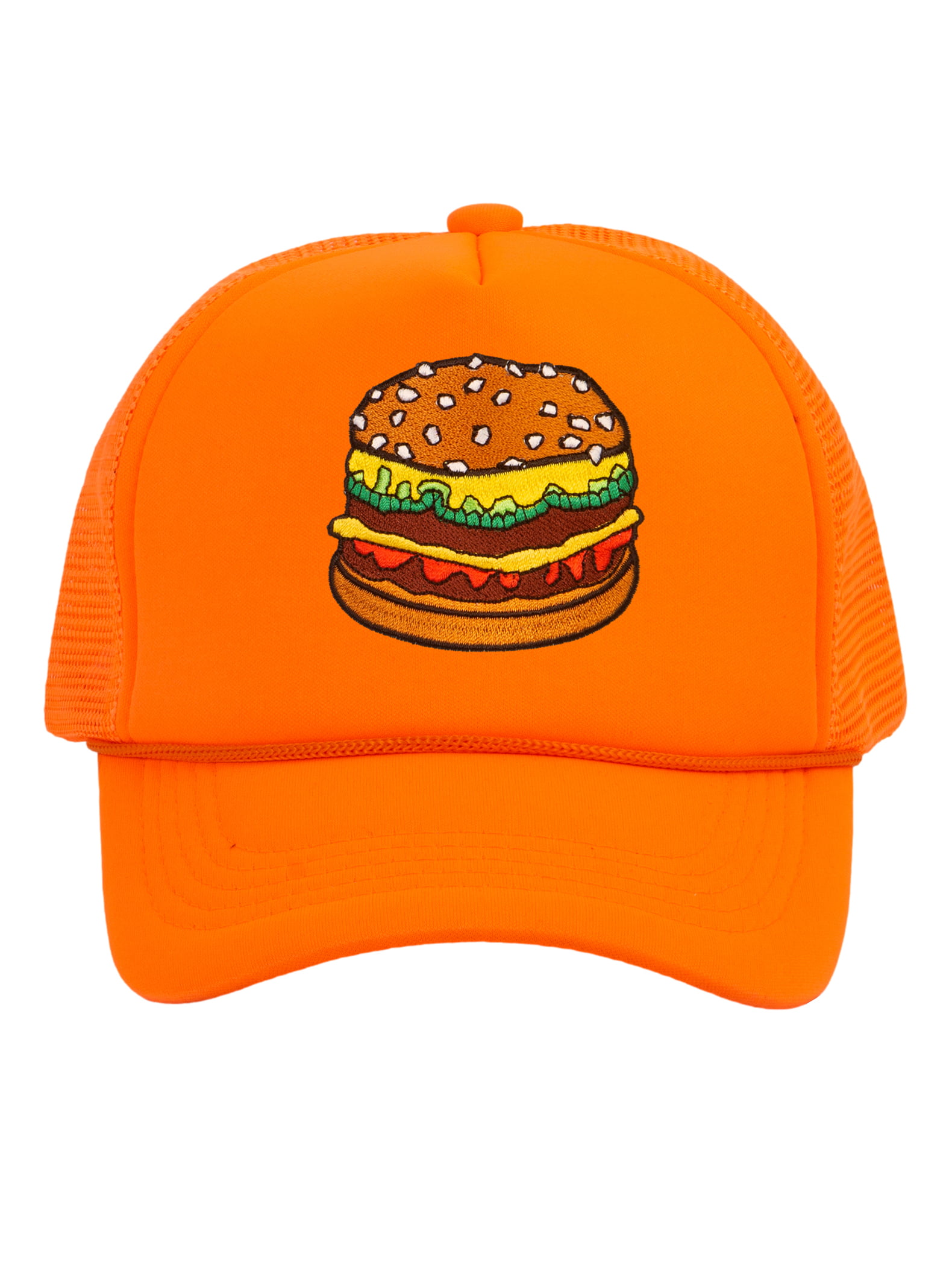 Top Headwear Hamburger Cheeseburger Trucker Hat - Men's