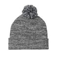 thumbnail image 1 of Top Headwear Heather Pom Pom Beanie - Heather Grey, 1 of 1