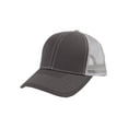thumbnail image 1 of Top Headwear Heavy Cotton Twill Trucker Cap - Dark Grey/Grey, 1 of 4