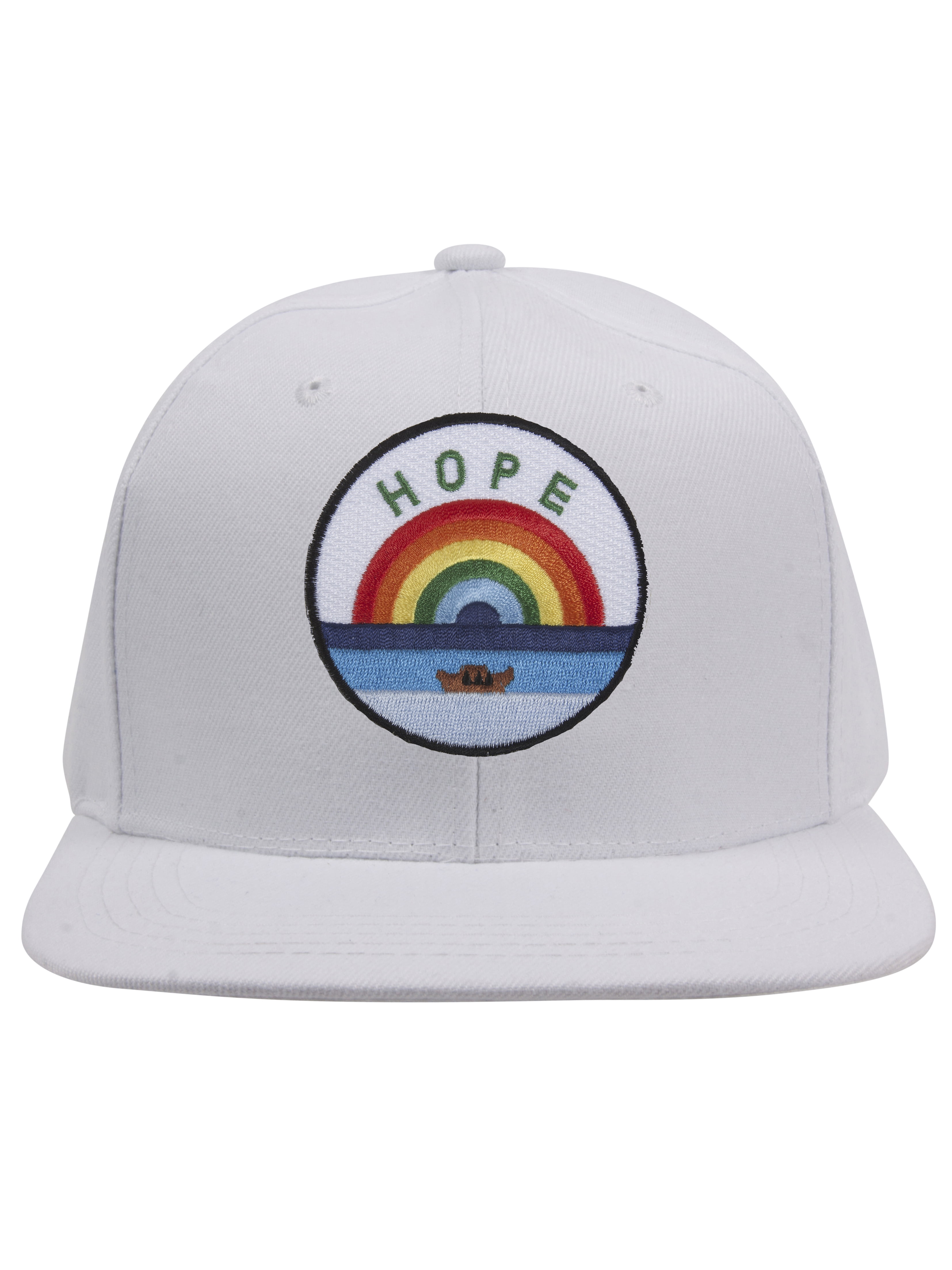 帽子 Hope Top Headwear Hope with Rainbow Patch Snapback Cap - Grey