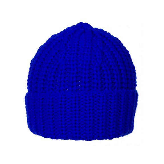 Top Headwear Knitted Cuffed Beanie - Royal