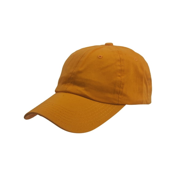 Top Headwear Low Profile Adjustable Baseball Cap - Deep Orange