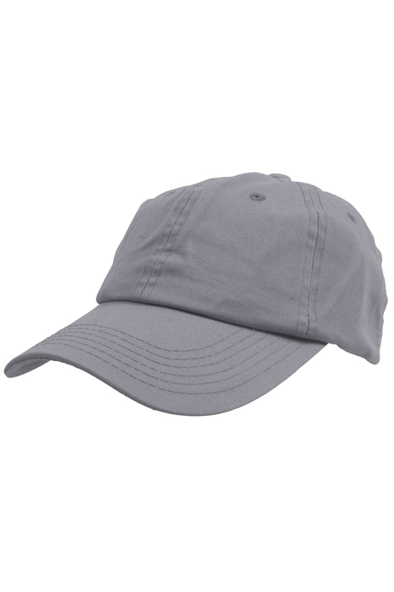 Top Headwear Low Profile Adjustable Baseball Cap - Light Grey