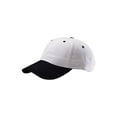 thumbnail image 1 of Top Headwear Low Profile Brush Cotton Twill Cap - Natural/Black, 1 of 2