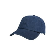 Top Headwear Low Profile Denim Garment Washed Cap - Navy