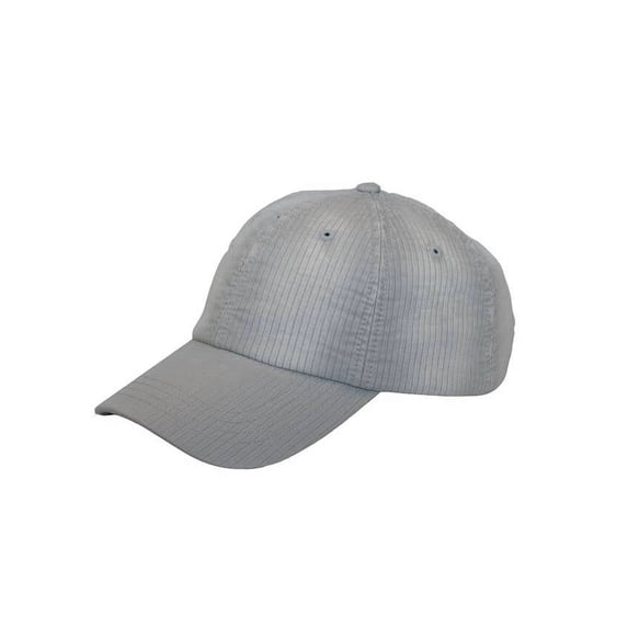 Top Headwear Low Profile Pinstriped Cotton Washed Cap, Stone