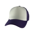 thumbnail image 1 of Top Headwear Low Profile Trucker Foam Mesh Hat - White/Purple, 1 of 4