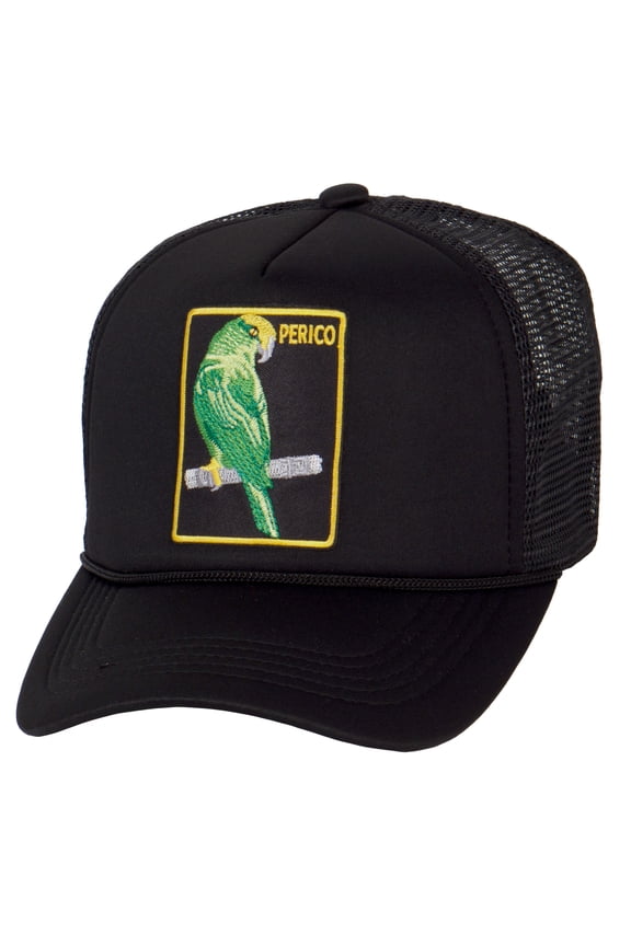 Top Headwear Men's Animal Trucker Hat - Snapback Farm Cap, Perico Parakeet
