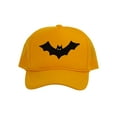 thumbnail image 1 of Top Headwear Men's Bat Hat Spooky Holloween Trucker Snapback Cap Gold, 1 of 2