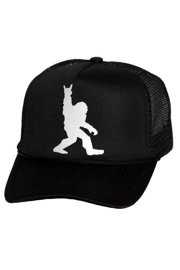 Top Headwear Men's Bigfoot Rock & Roll Trucker Hat - Rockstar Snapback Cap