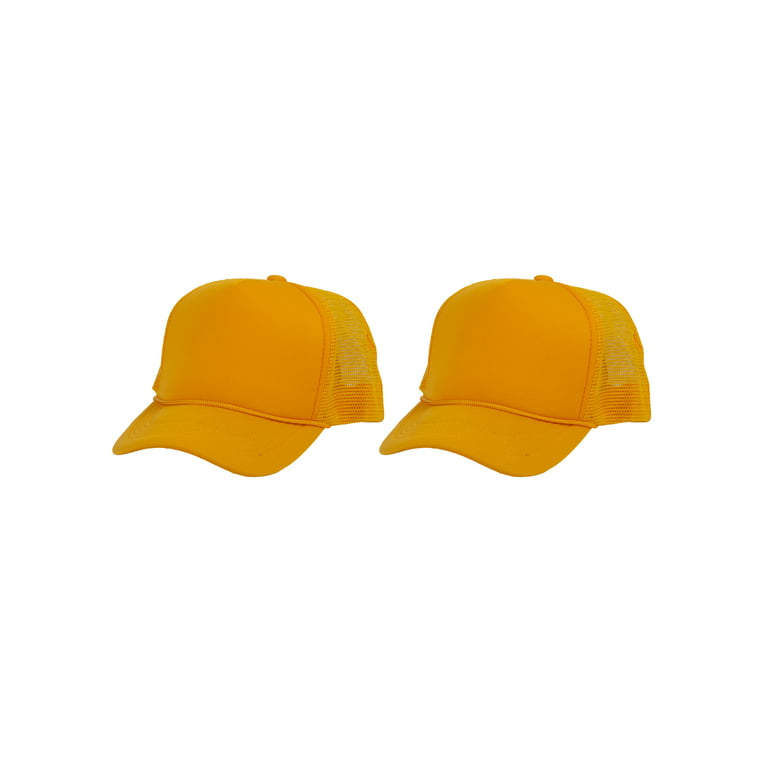 Top Headwear Men's Blank Rope Trucker Foam Mesh Plain Hats, 2PC  White/Forest Green