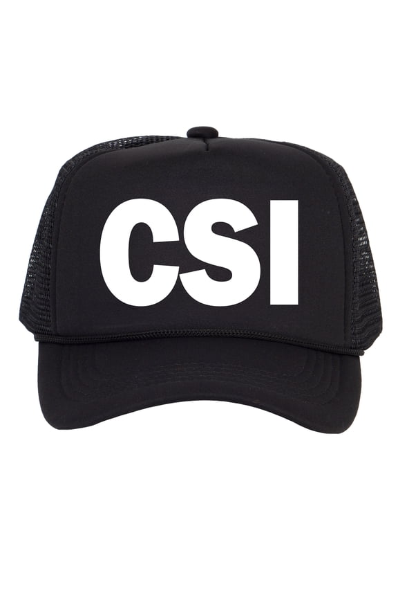 Top Headwear Men's CSI Trucker Hat - Snapback Law Enforcement Costume Cosplay Cap