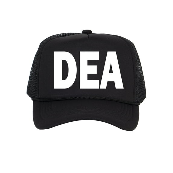 Top Headwear Men's DEA Trucker Hat - Snapback Law Enforcement Costume Cosplay Cap