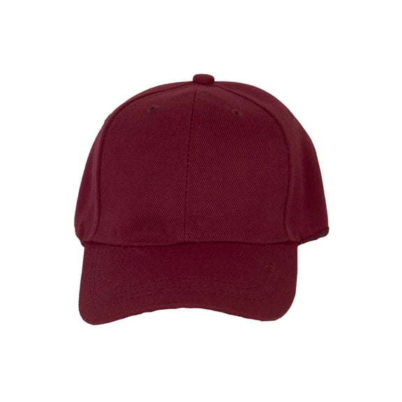 Top Headwear  Men's Plain Baseball Cap - Adjustable Solid Color Ball Hat For Men or Women Burgundy