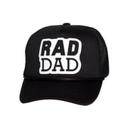 Top Headwear Mens Rad Dad Trucker Hat - Snapback Cap Black