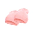 thumbnail image 1 of Top Headwear Men's Women's Solid Beanies - 2 Pack Winter Cap Knit Beanie Light Pink, 1 of 1