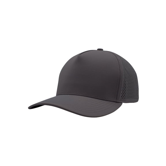 Top Headwear Mens Perforated Performance Cap - Breathable Moisture-Wicking Water Repellent  Hat, Charcoal