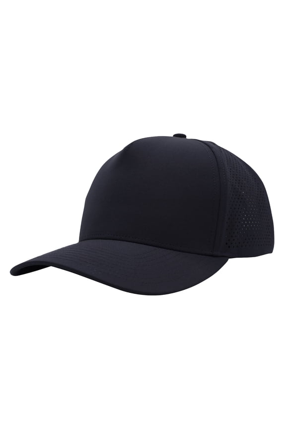 Top Headwear Mens Perforated Performance Cap - Breathable Moisture-Wicking Water Repellent Hat, Navy